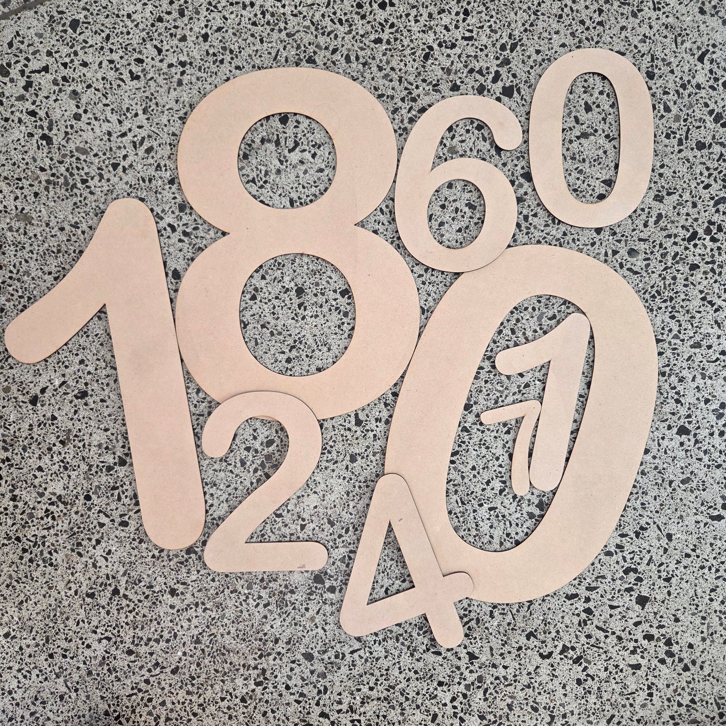 Wooden Numbers
