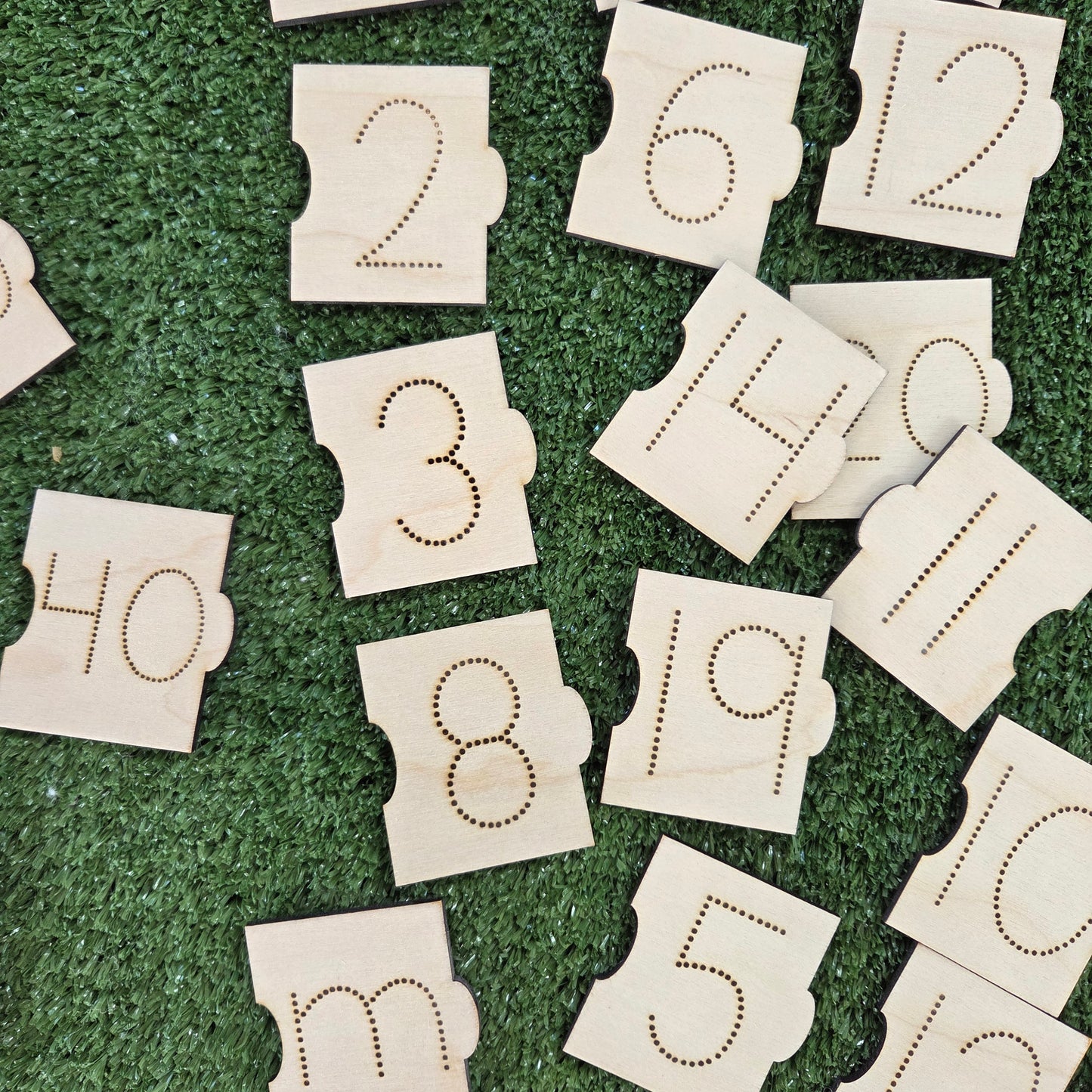 Number Puzzle Tiles