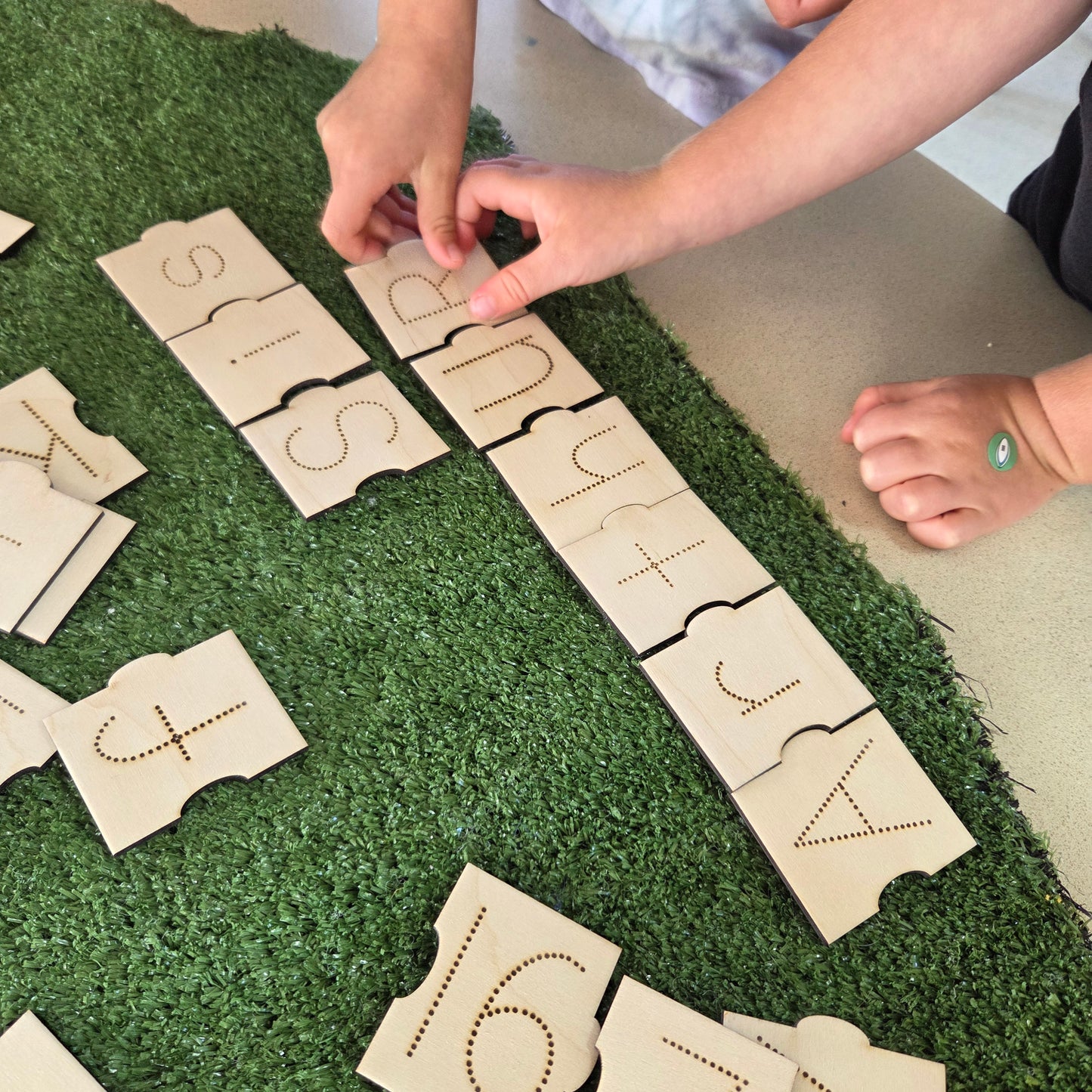 Alphabet Puzzle Tiles