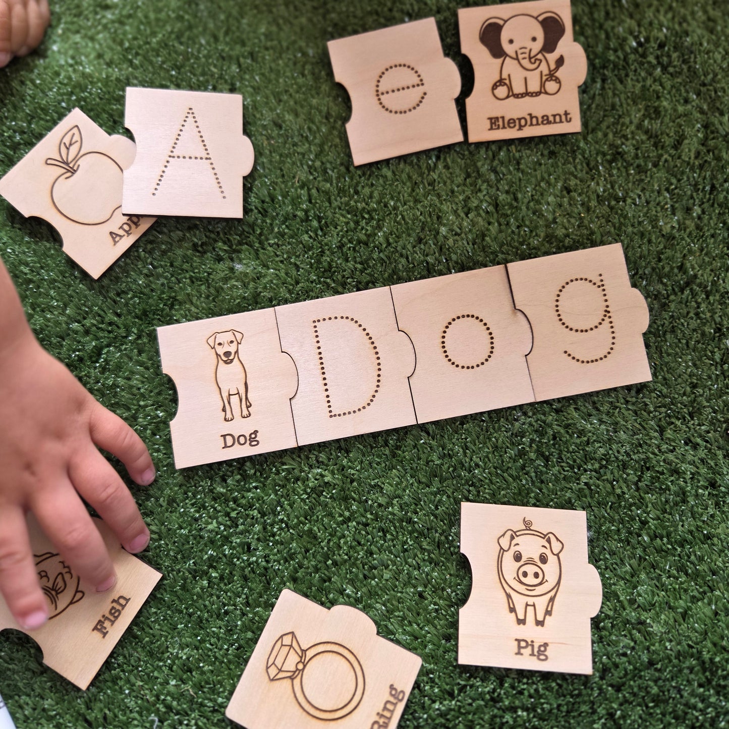Alphabet Puzzle Tiles