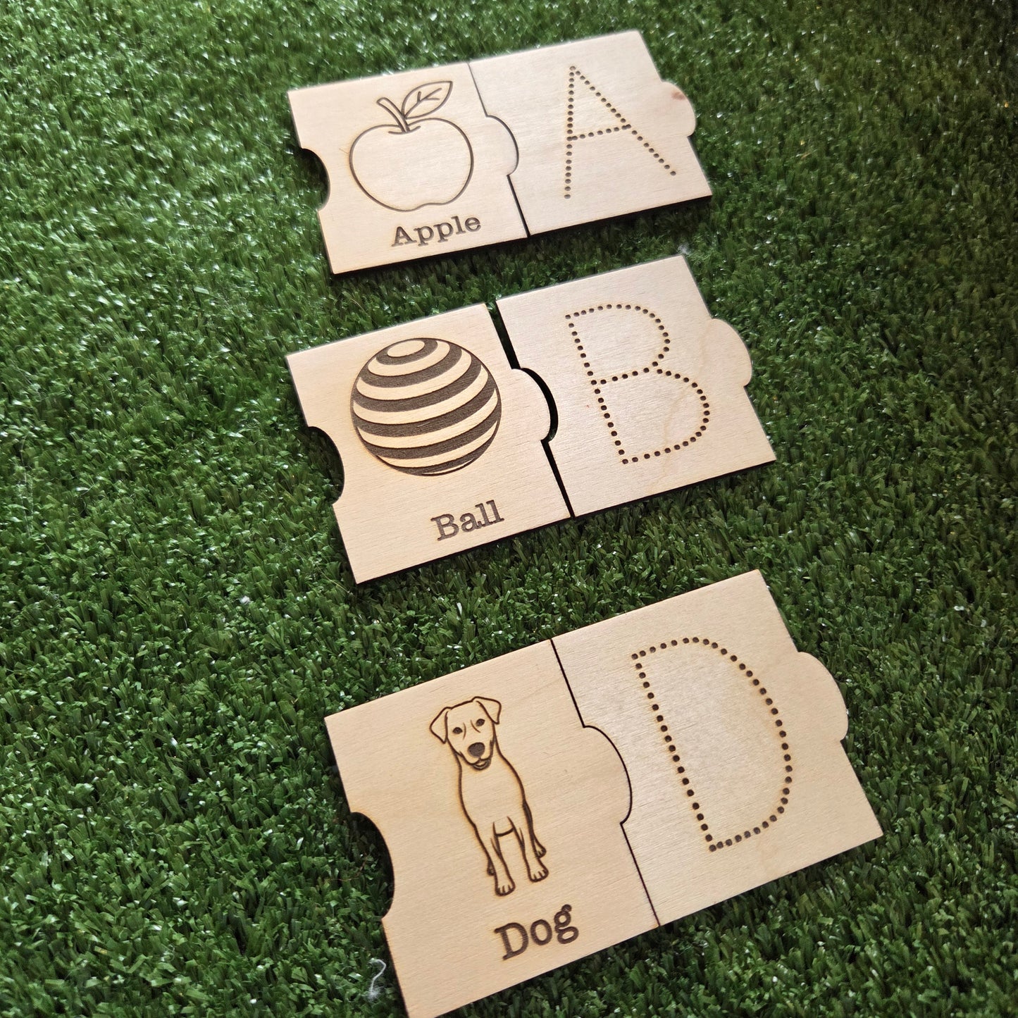Alphabet Puzzle Tiles