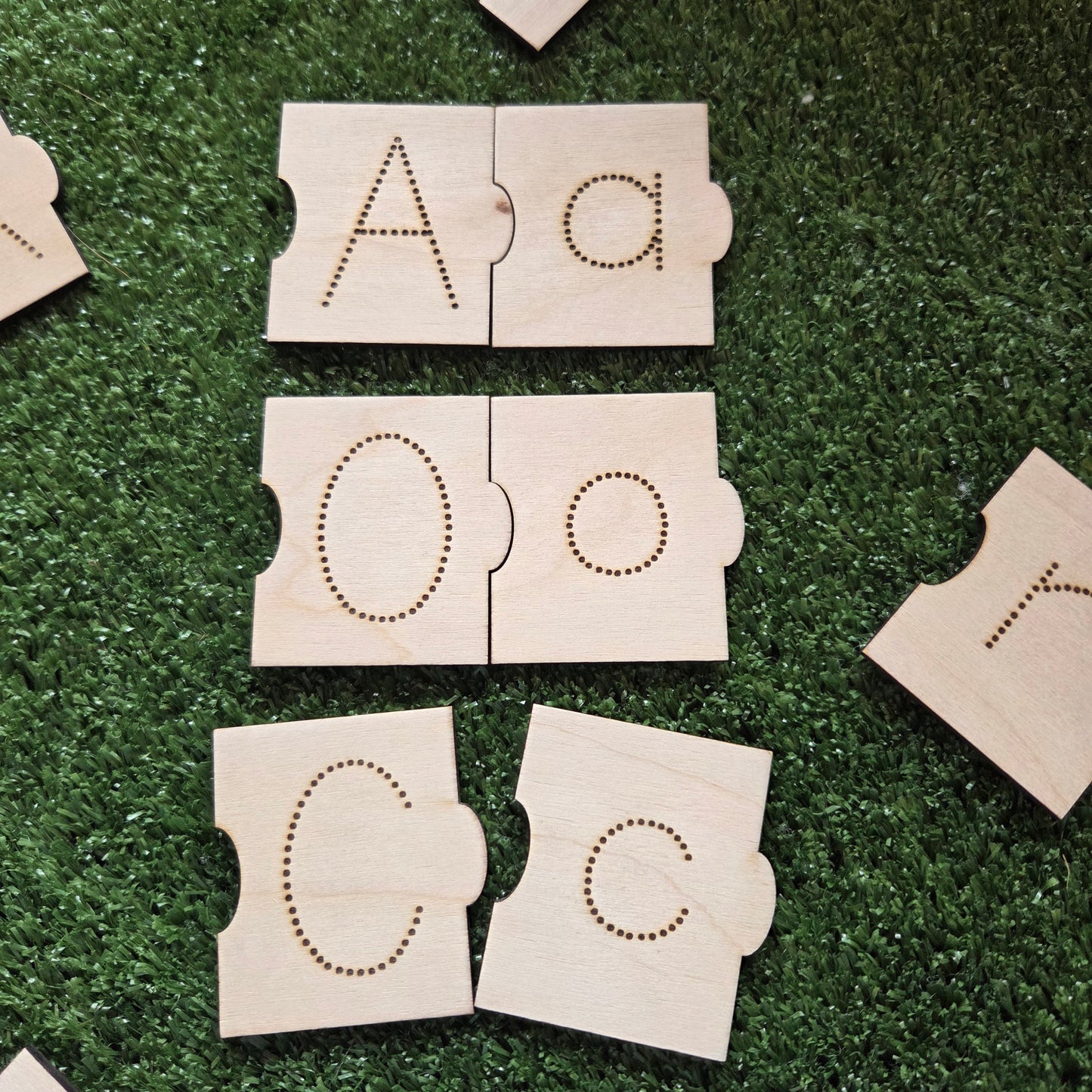 Alphabet Puzzle Tiles
