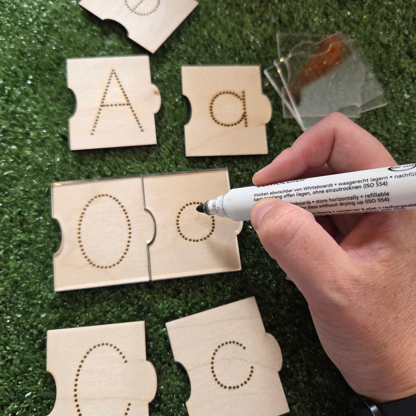 Alphabet Puzzle Tiles