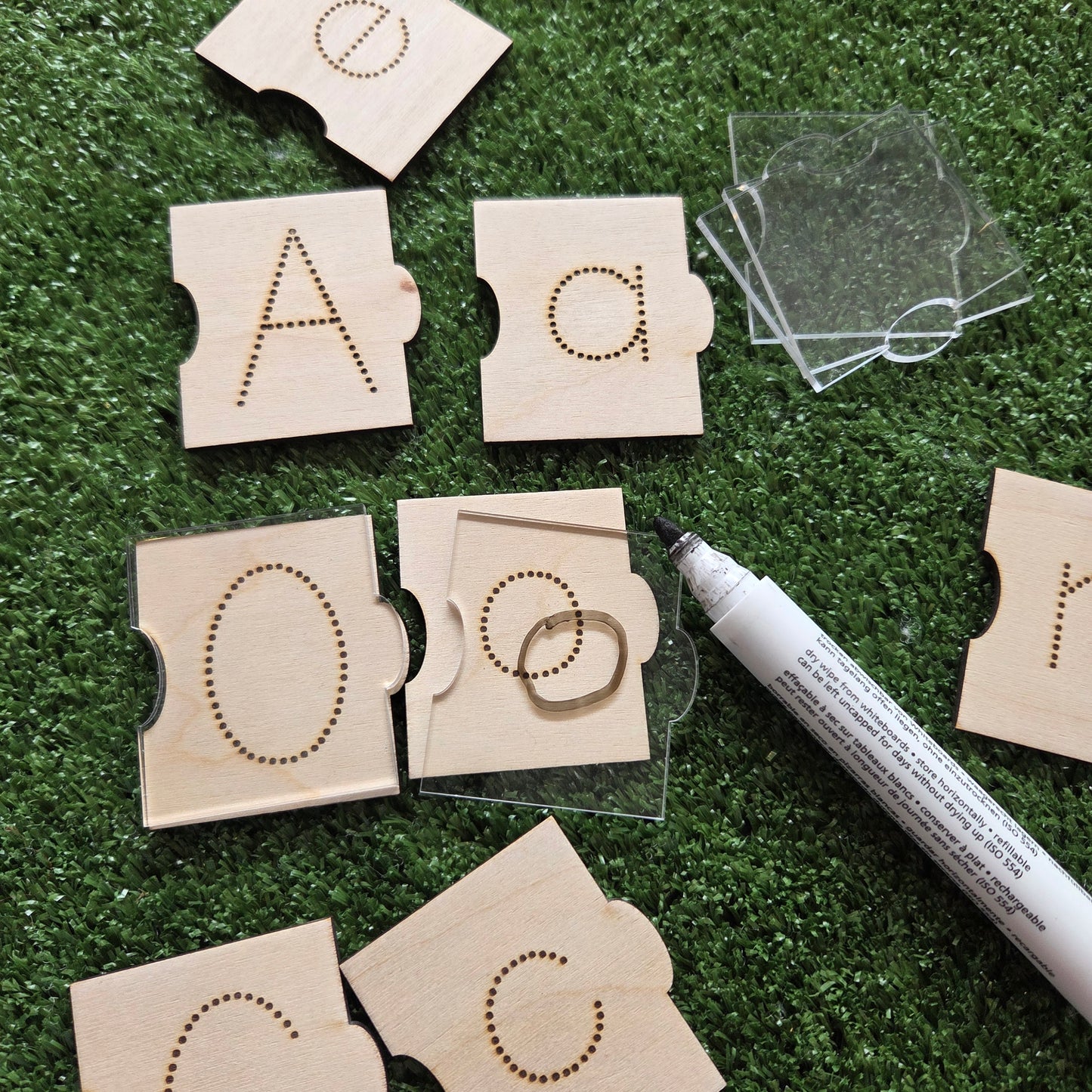 Alphabet Puzzle Tiles