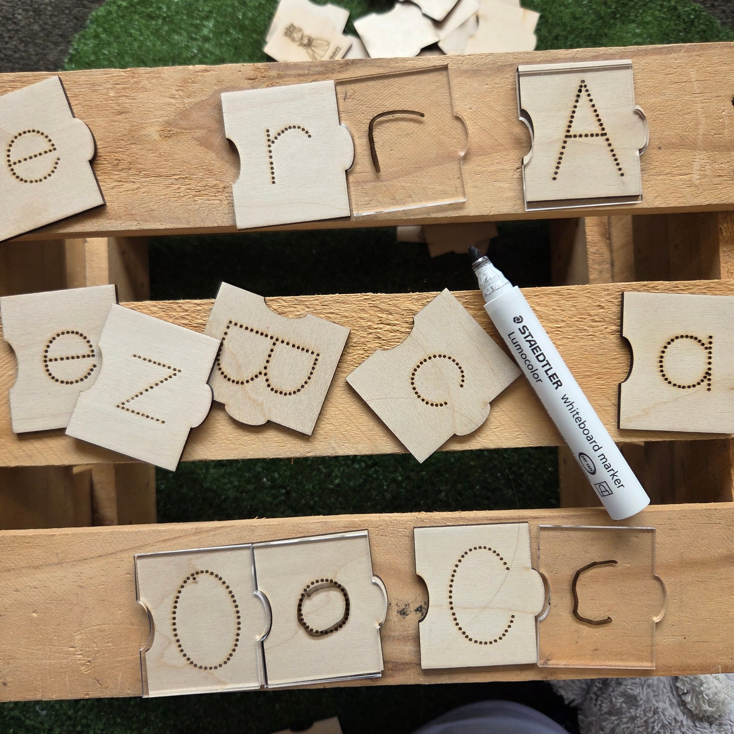 Alphabet Puzzle Tiles