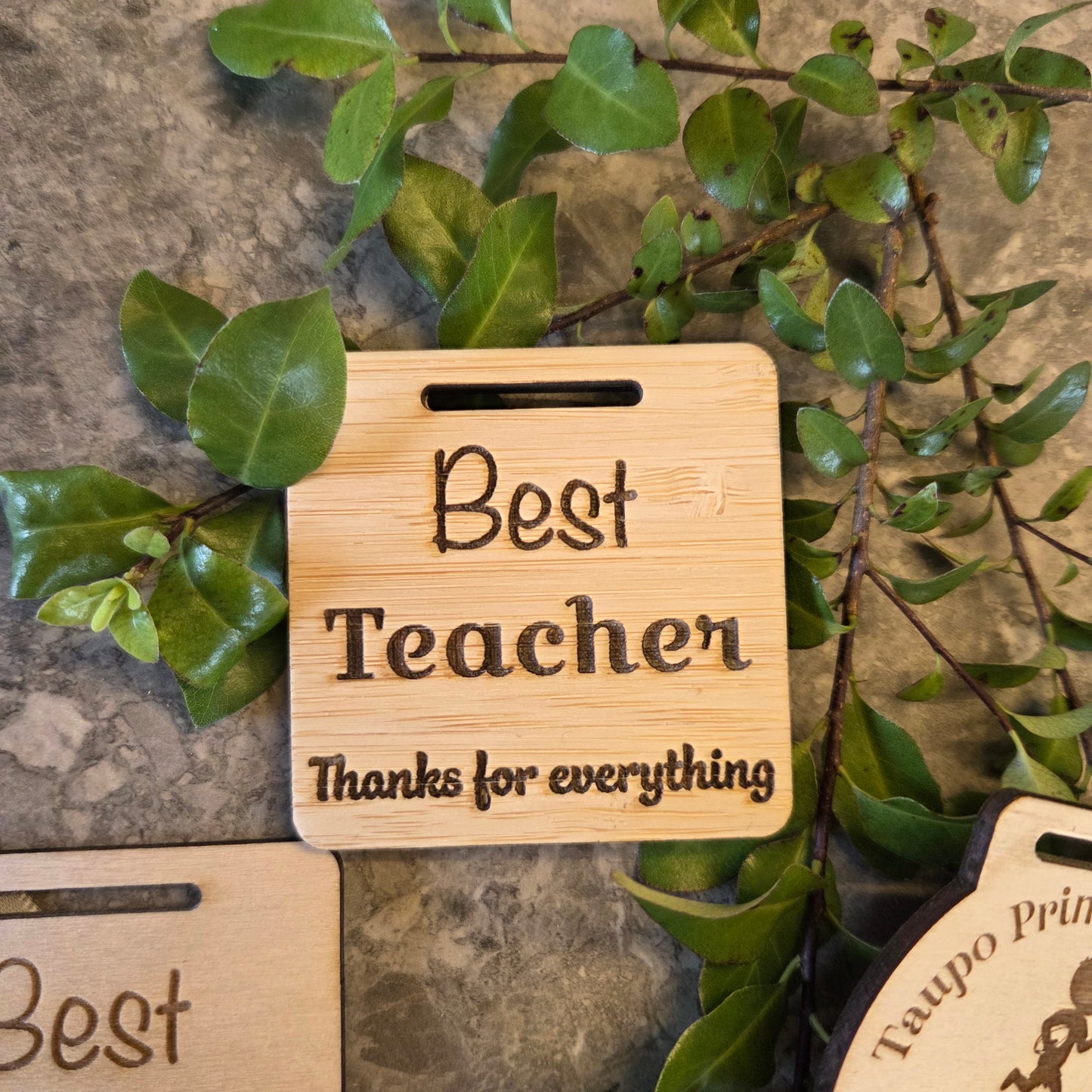 Customisable Bamboo Medals