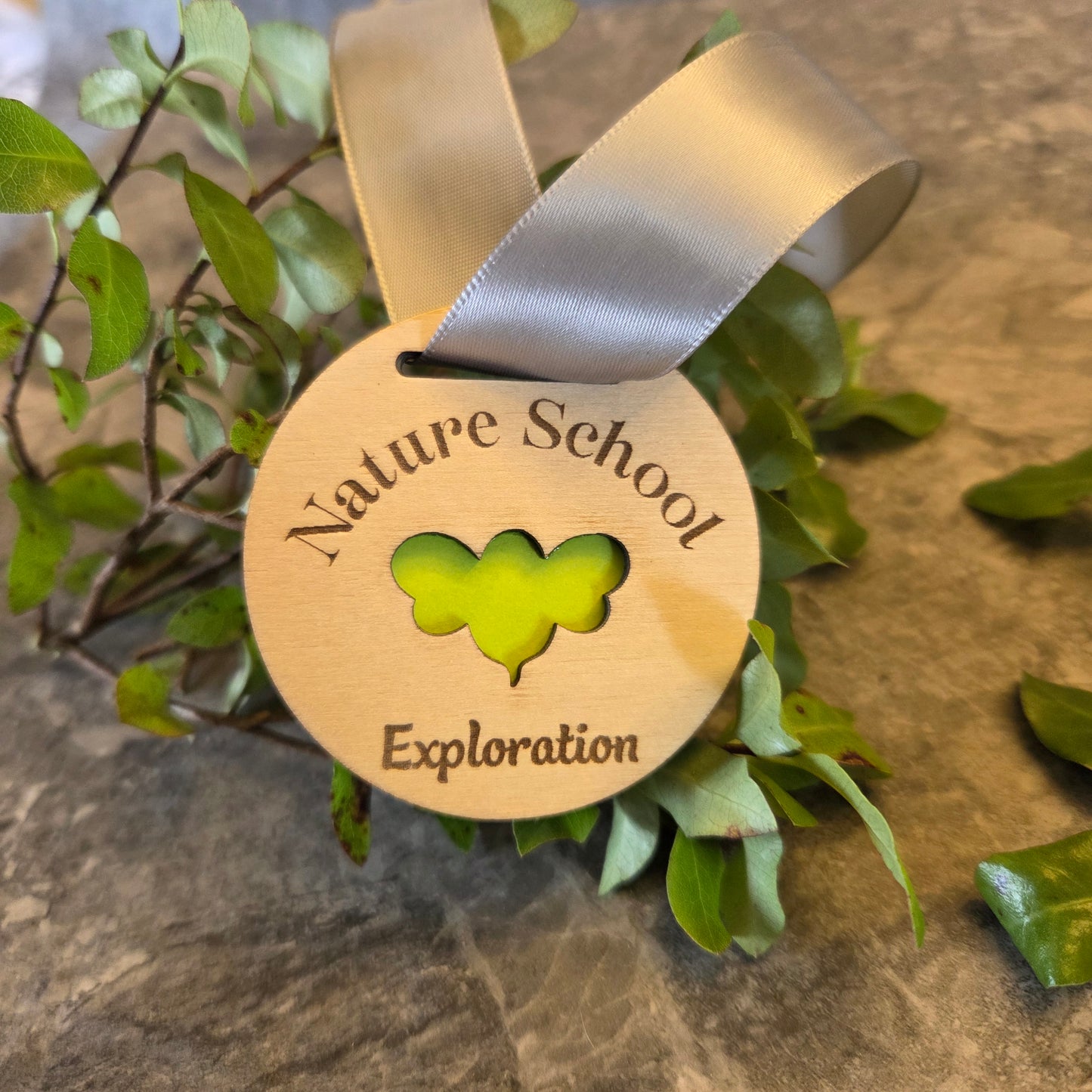 Customisable Birch Wooden Medals
