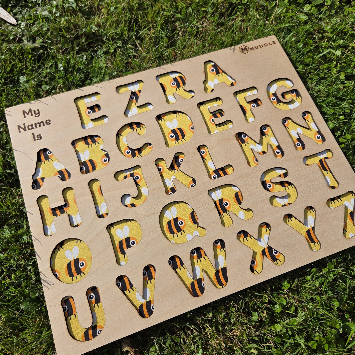 Name and Alphabet Puzzle Combo