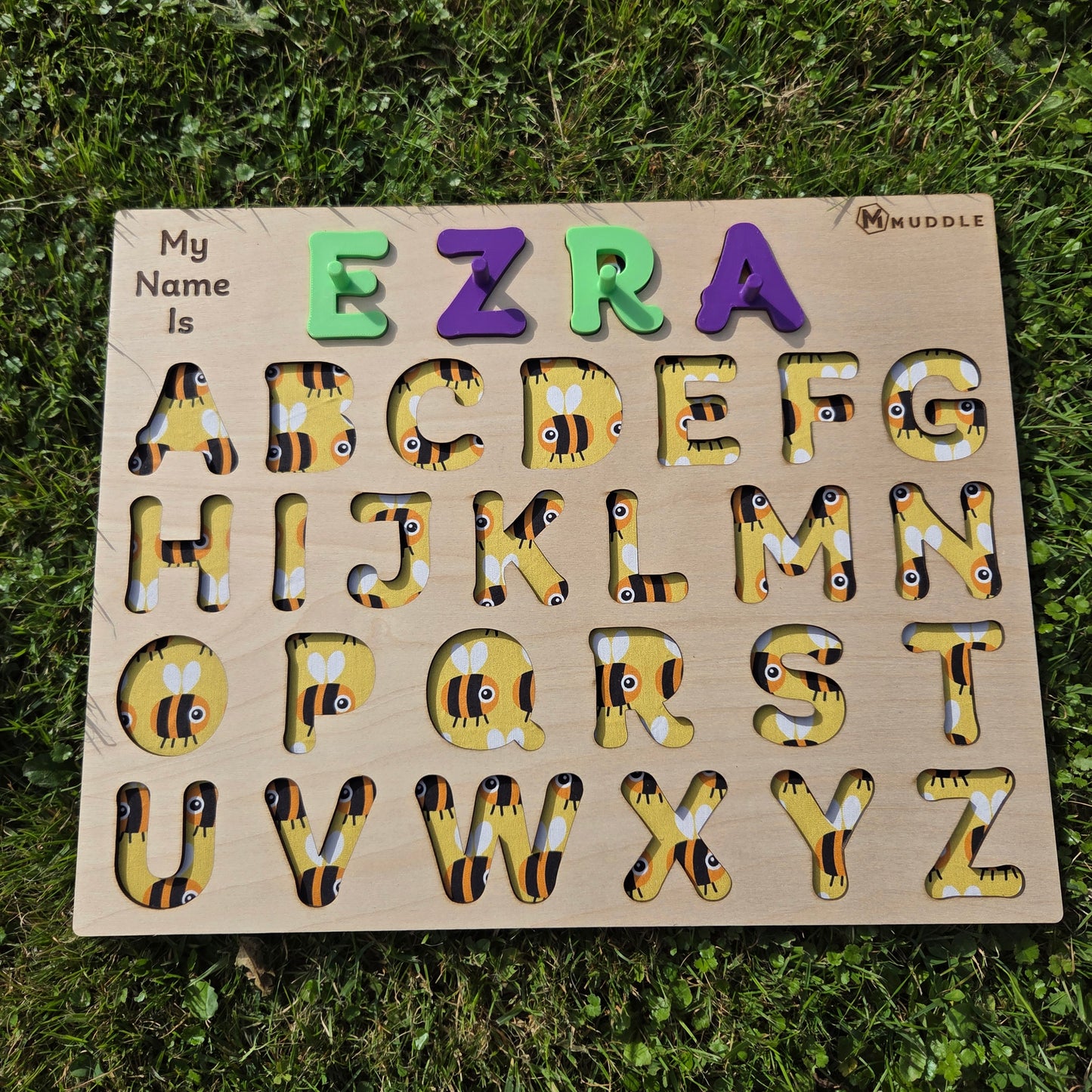 Name and Alphabet Puzzle Combo