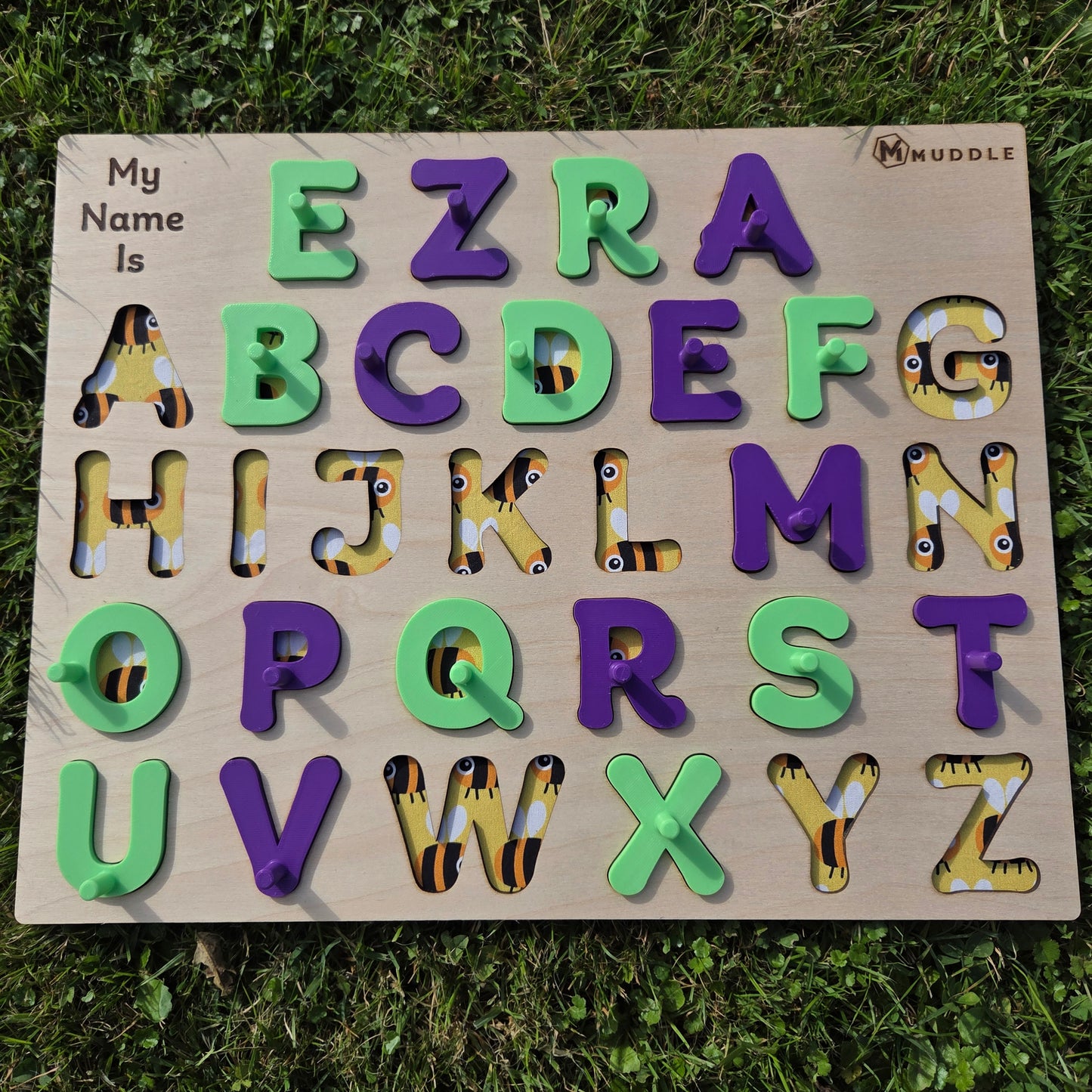 Name and Alphabet Puzzle Combo