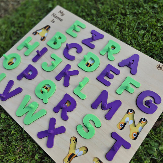 Name and Alphabet Puzzle Combo