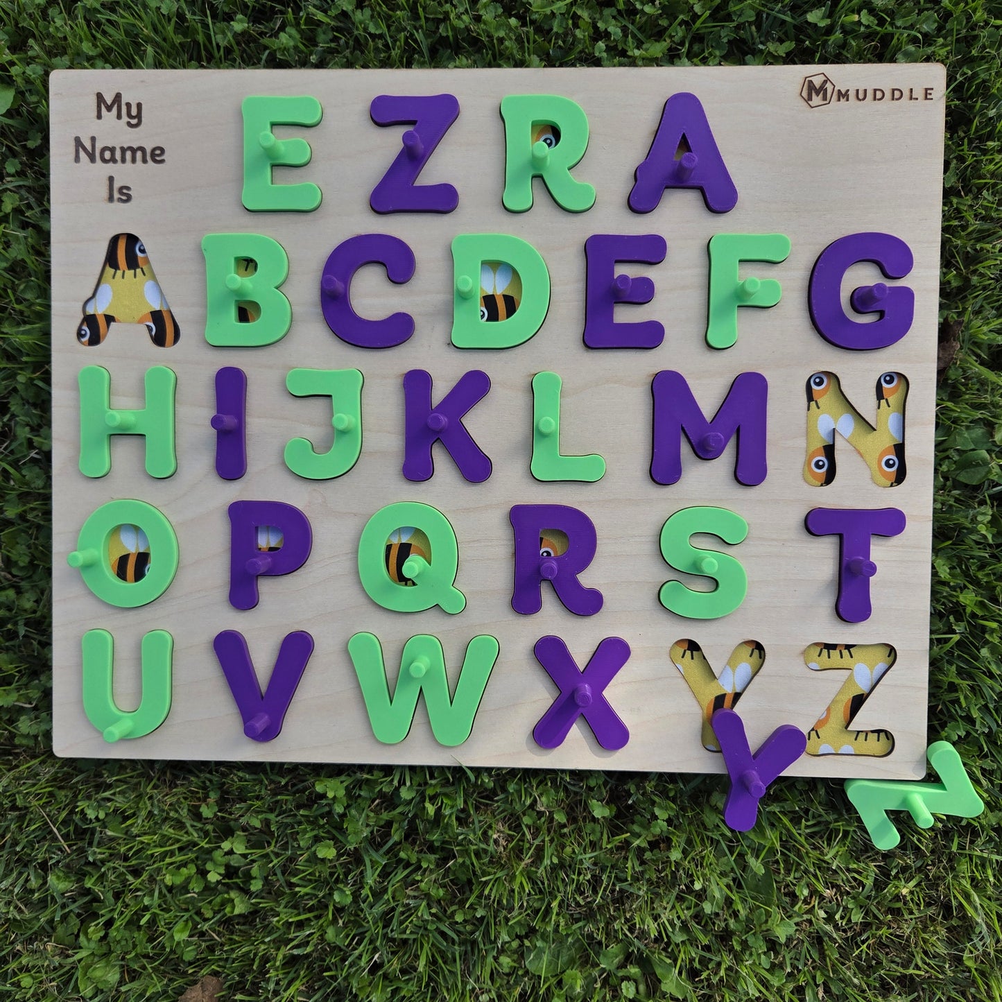 Name and Alphabet Puzzle Combo