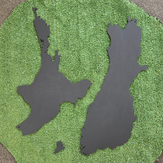 NZ Map- Chalkboard