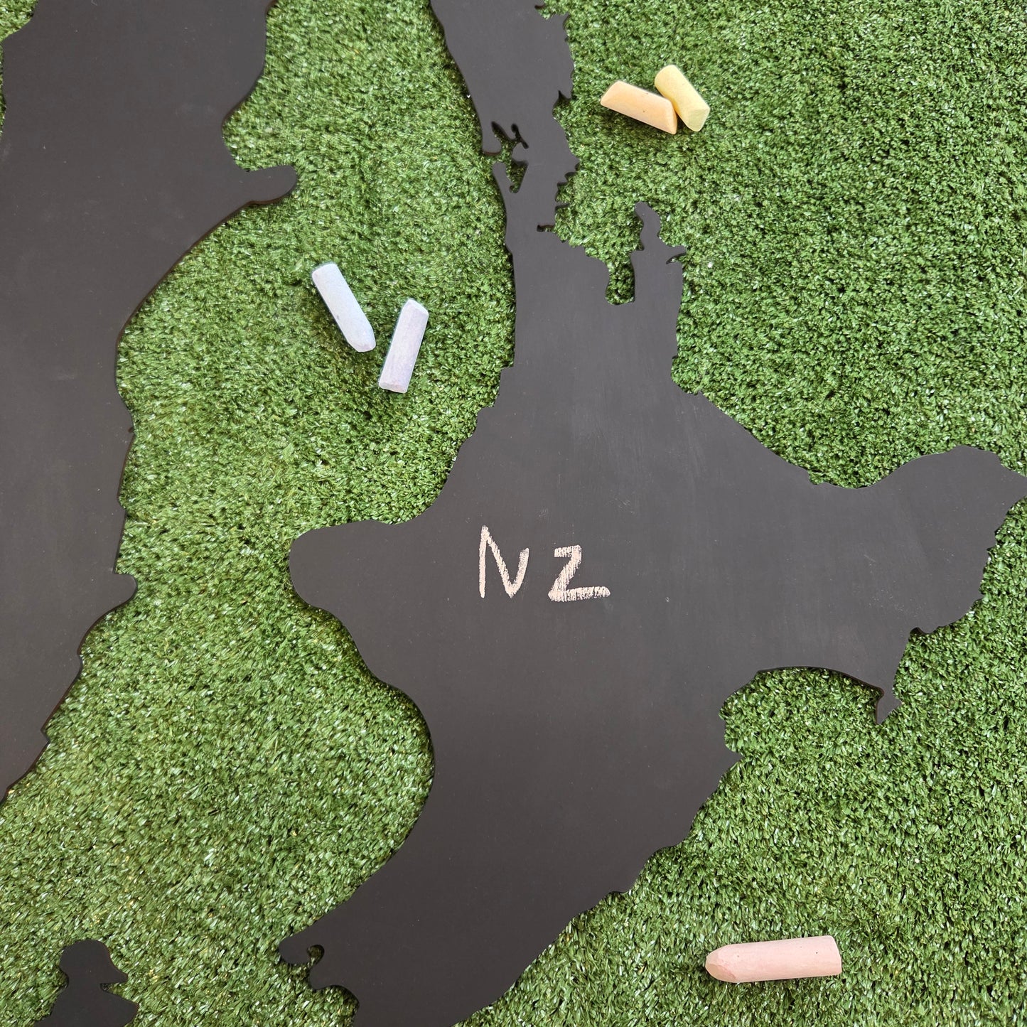 NZ Map- Chalkboard