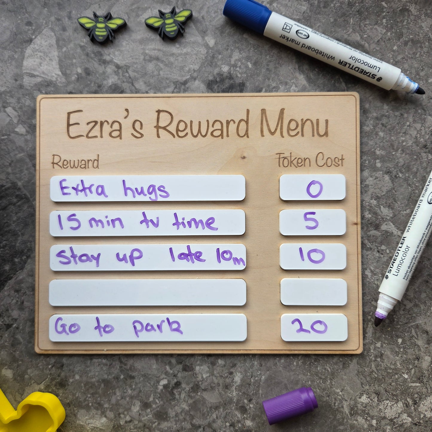 Reward Menu