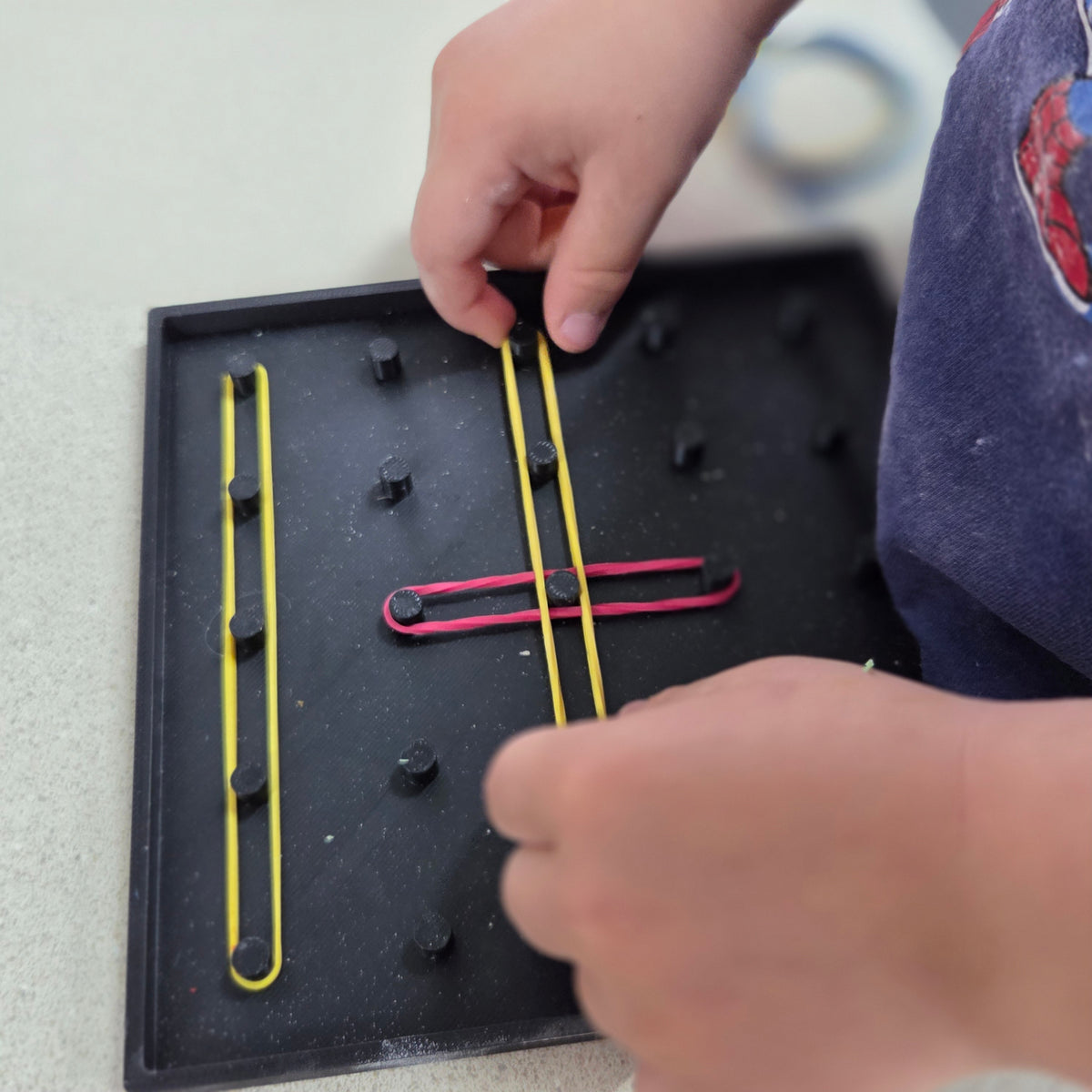3D Printed Geo Board Set and Fine Motor & Alphabet Learning Toy