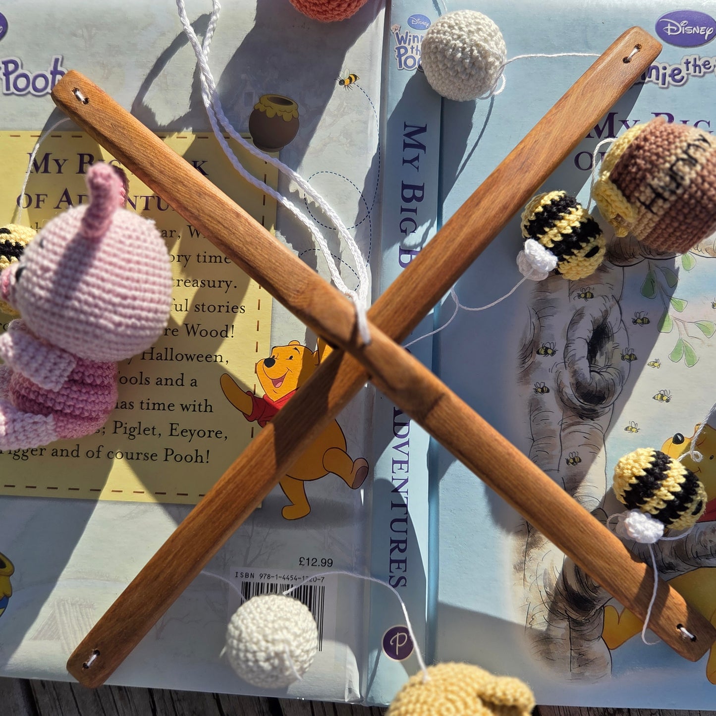 Customisable Wooden/ Crocheted Mobil