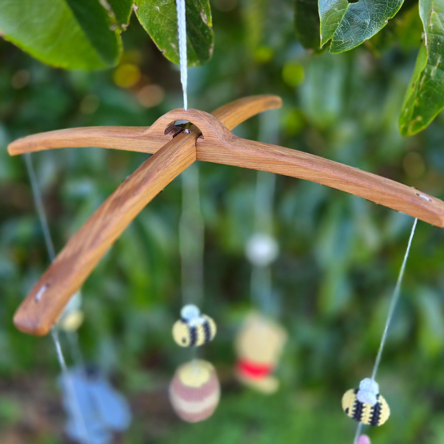Customisable Wooden/ Crocheted Mobil