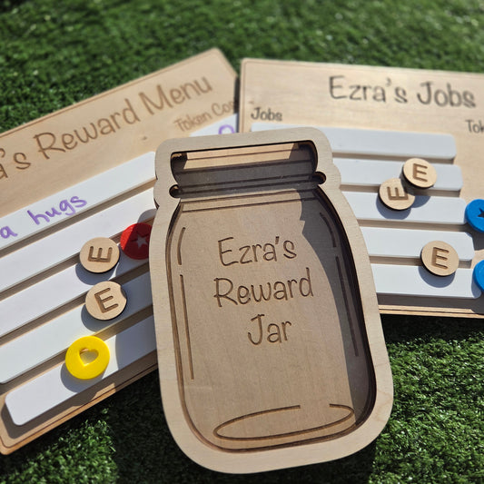 Reward Jar, Menu and Chore Chart Set