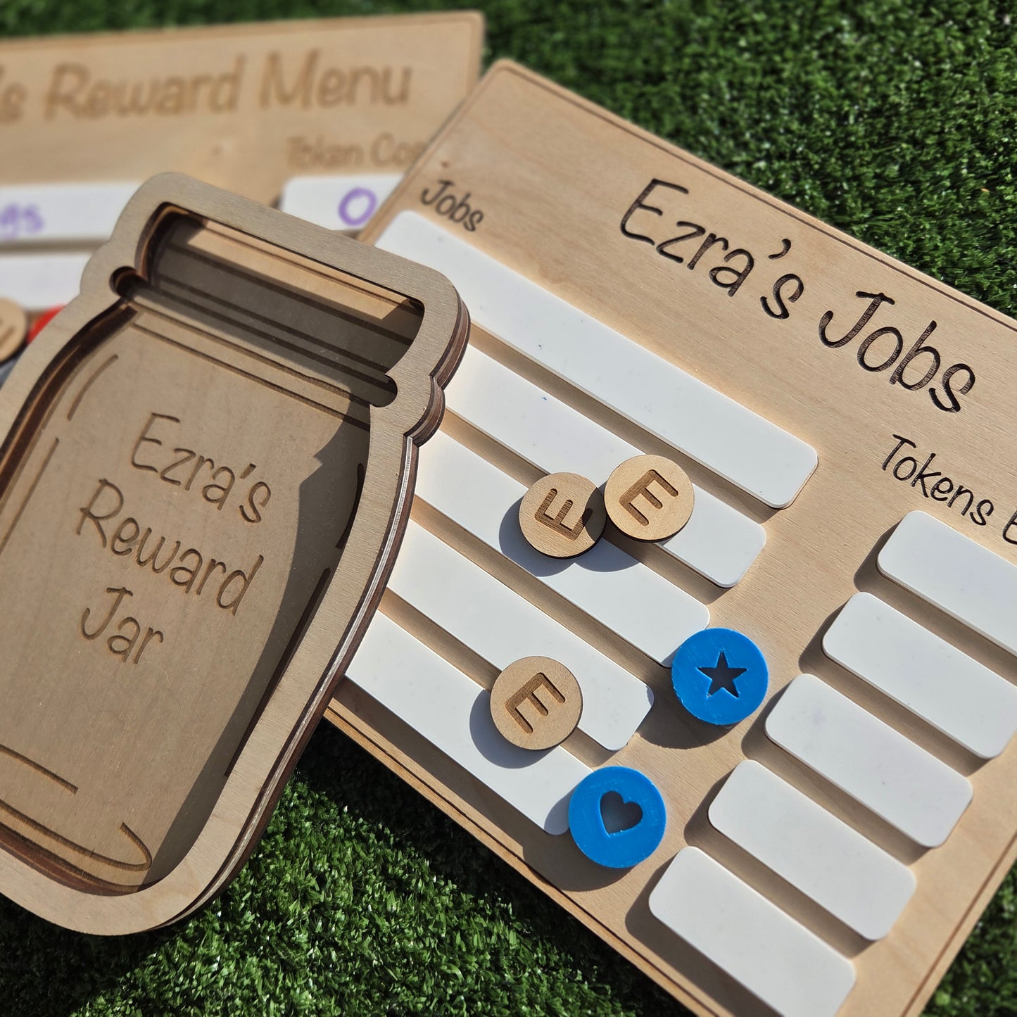 Reward Jar, Menu and Chore Chart Set