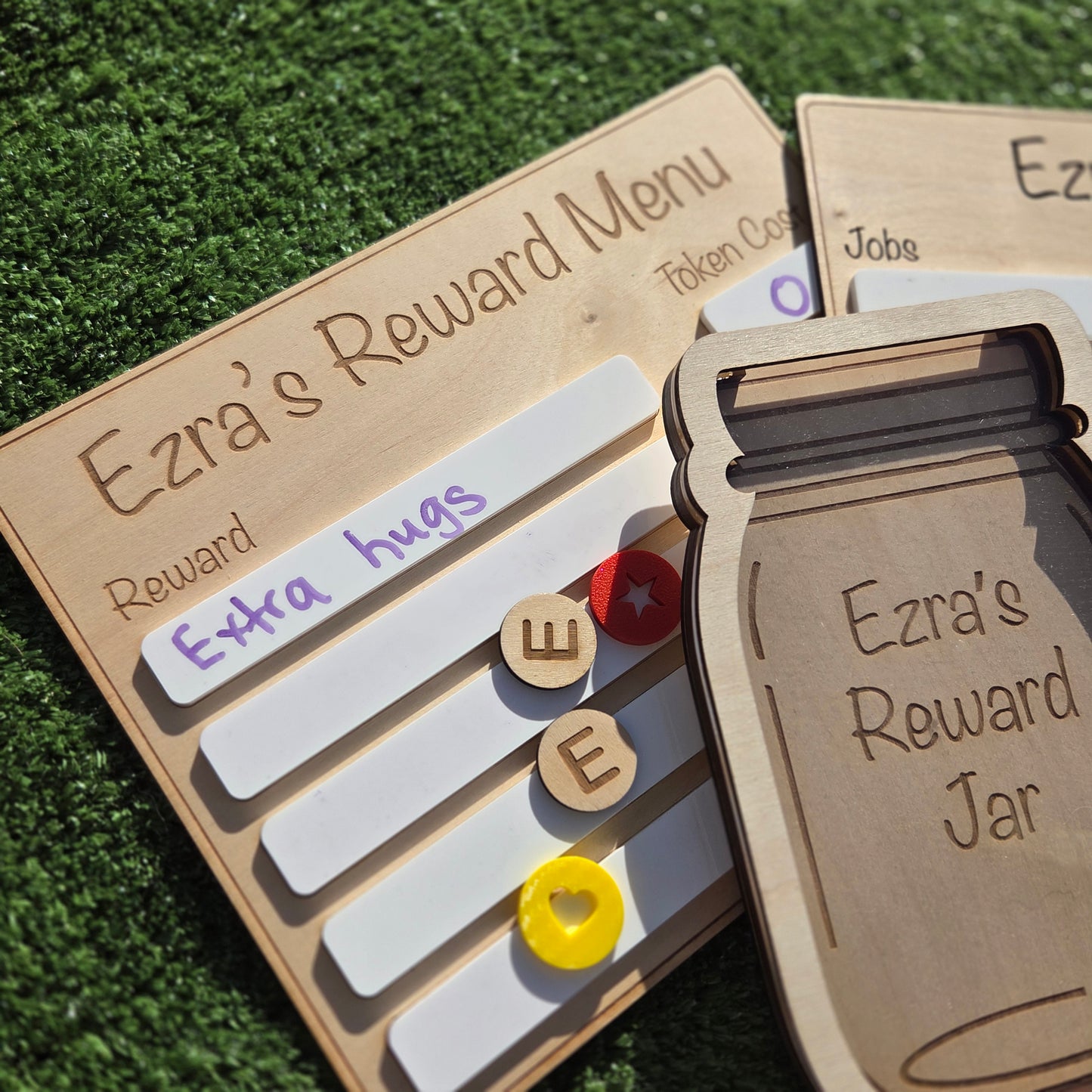 Reward Jar, Menu and Chore Chart Set