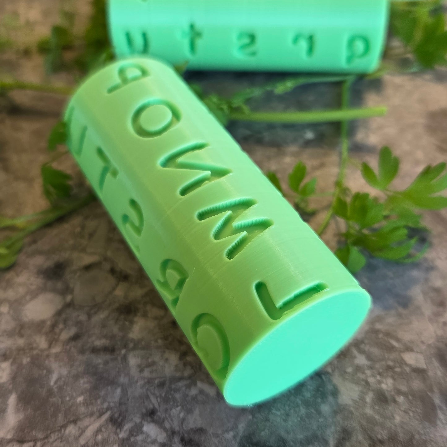 Uppercase Letter Playdough Roller