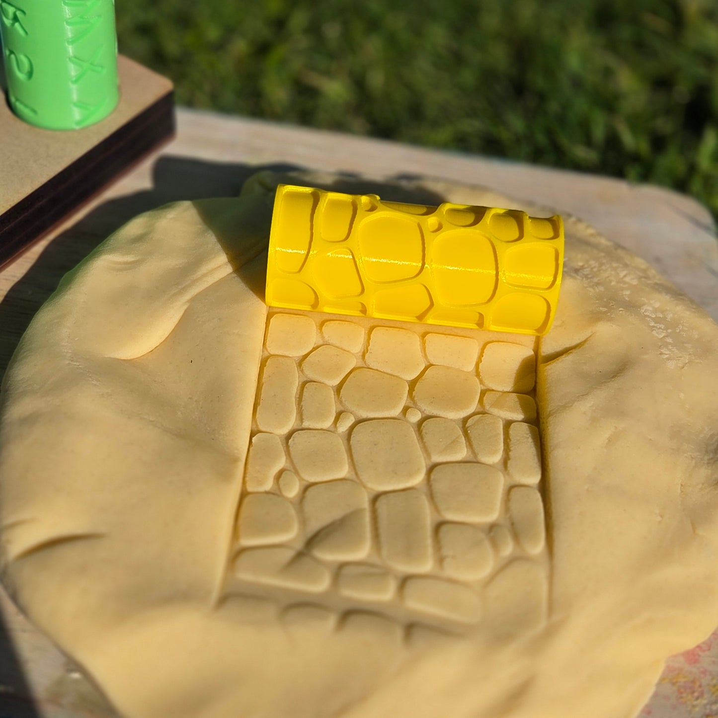 Rock Playdough Roller