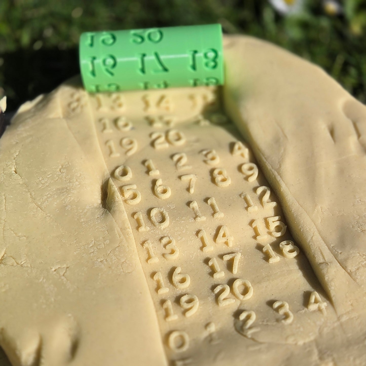Number 1-20 Playdough Roller