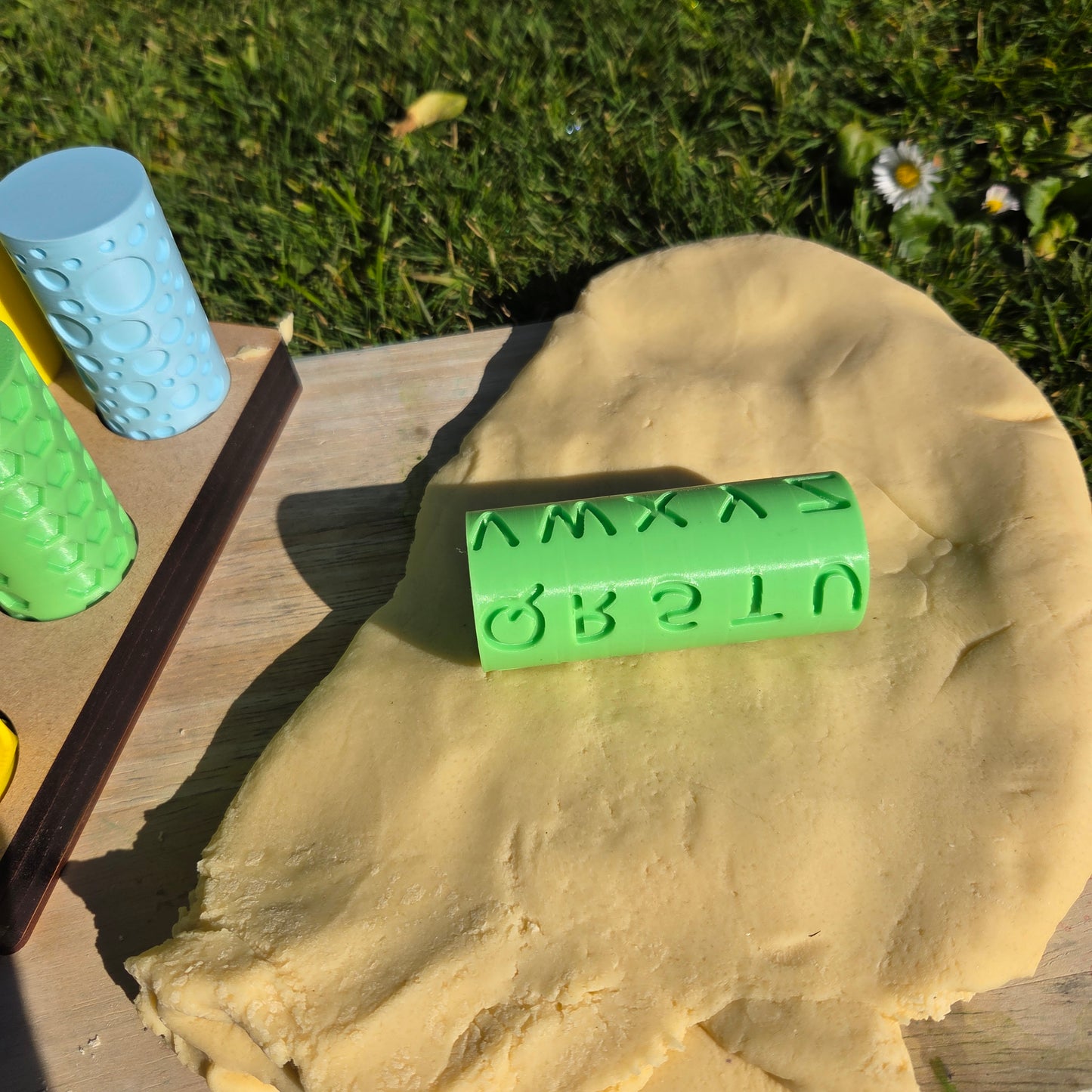 Uppercase Letter Playdough Roller