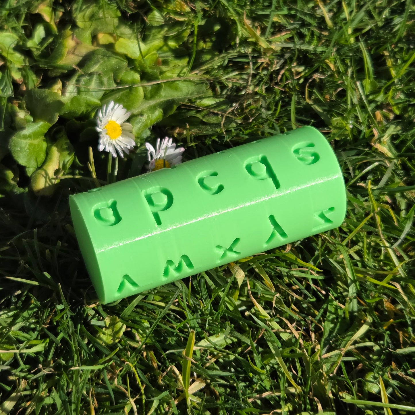 Lowercase Letter Playdough Roller