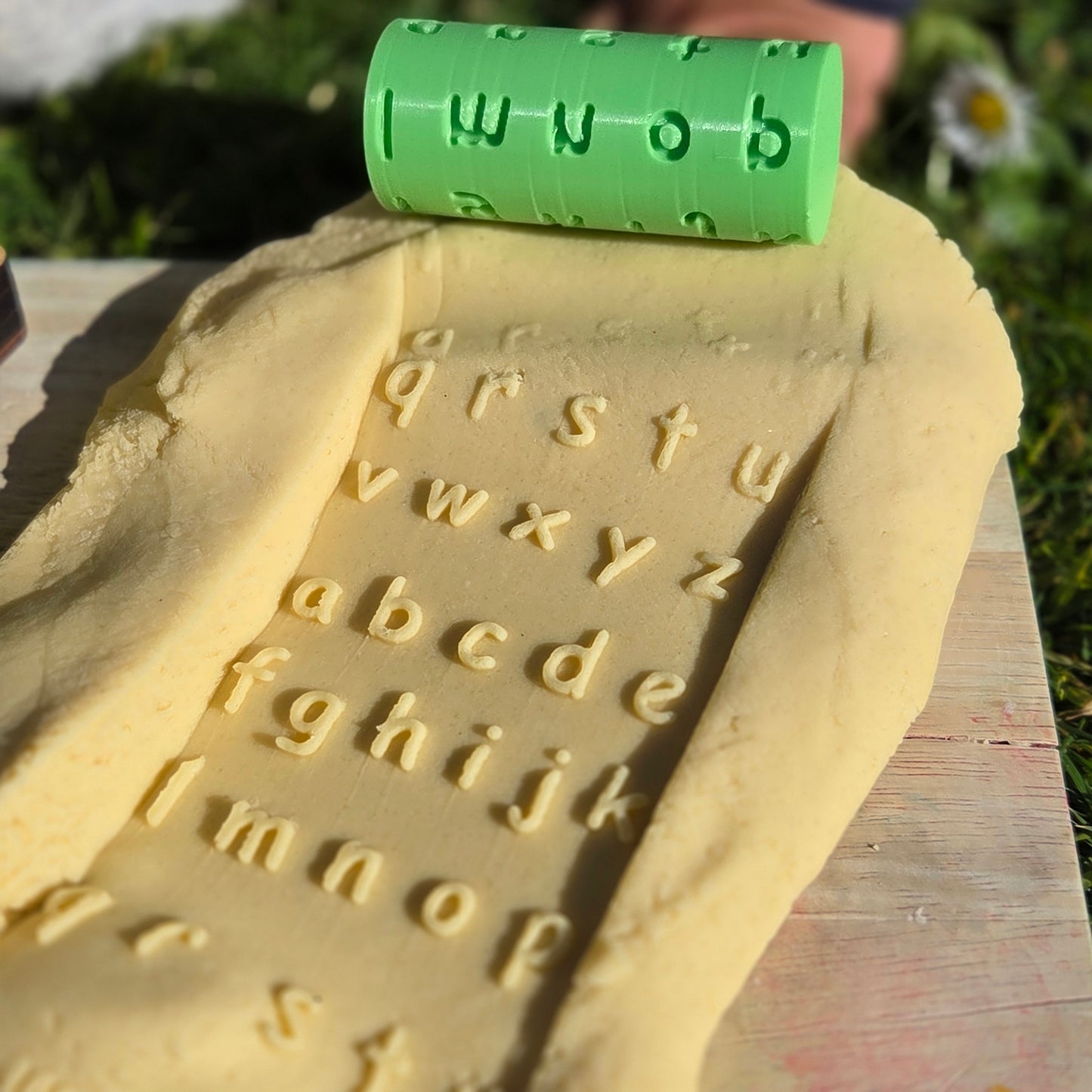 Lowercase Letter Playdough Roller