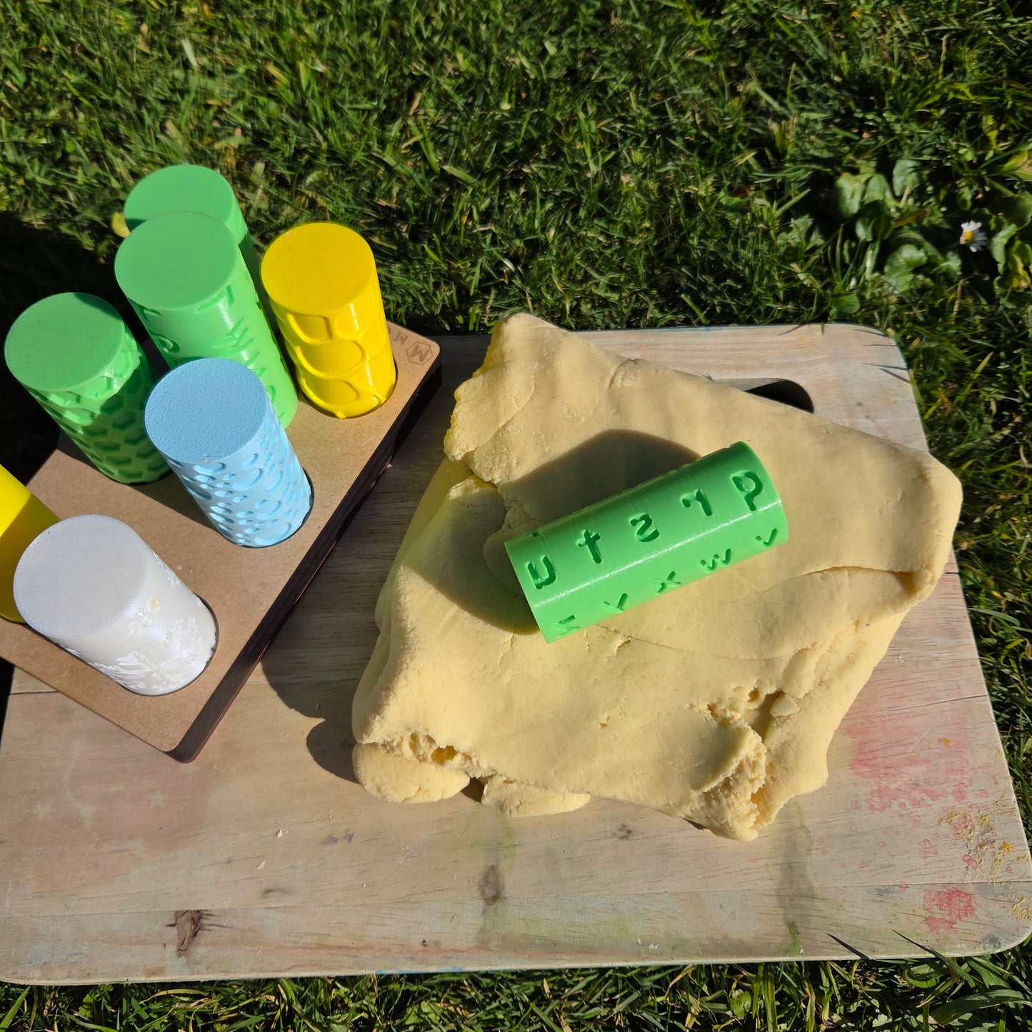 Lowercase Letter Playdough Roller