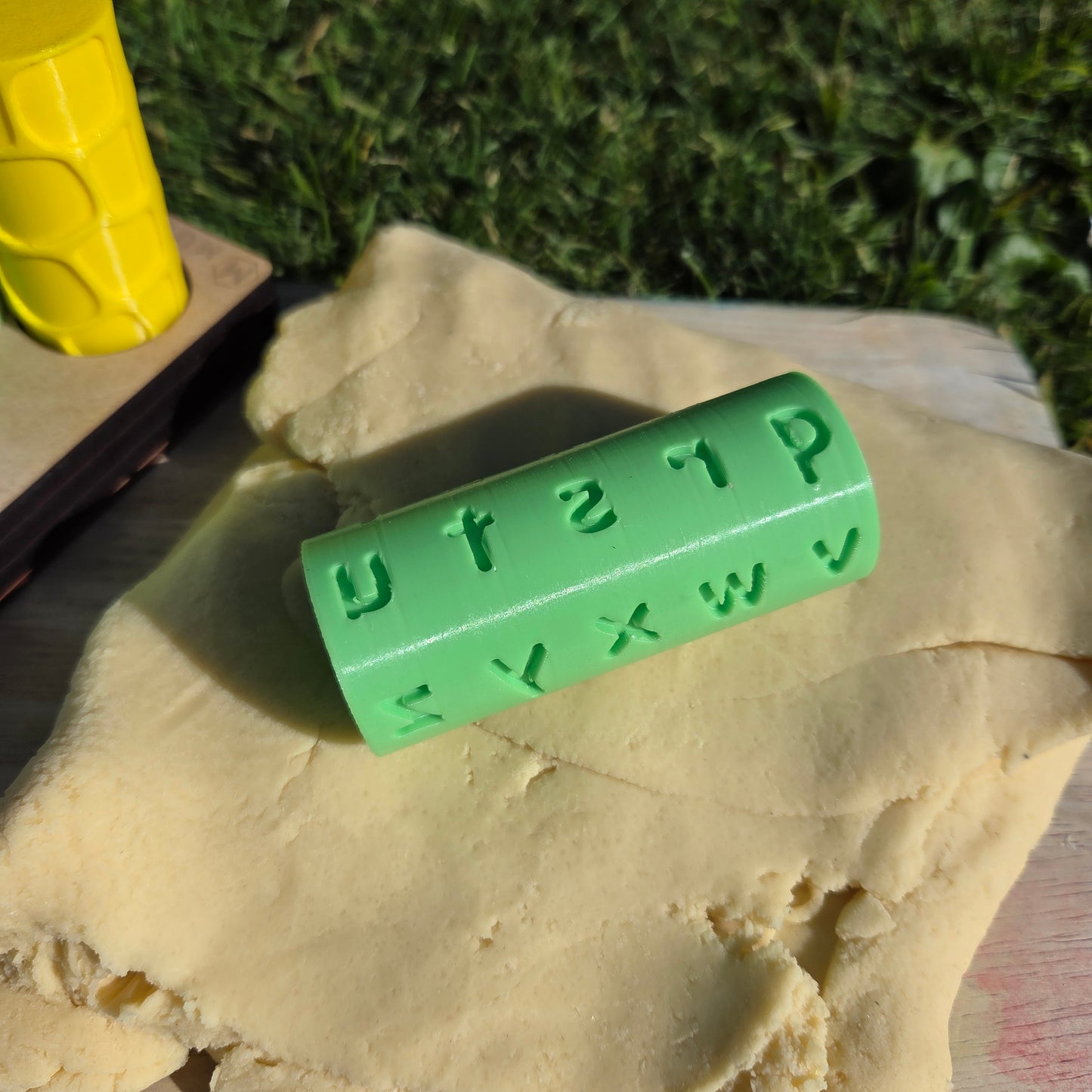 Lowercase Letter Playdough Roller