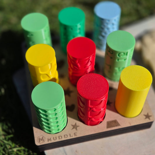 Playdough Rollers Set with Wooden Holder