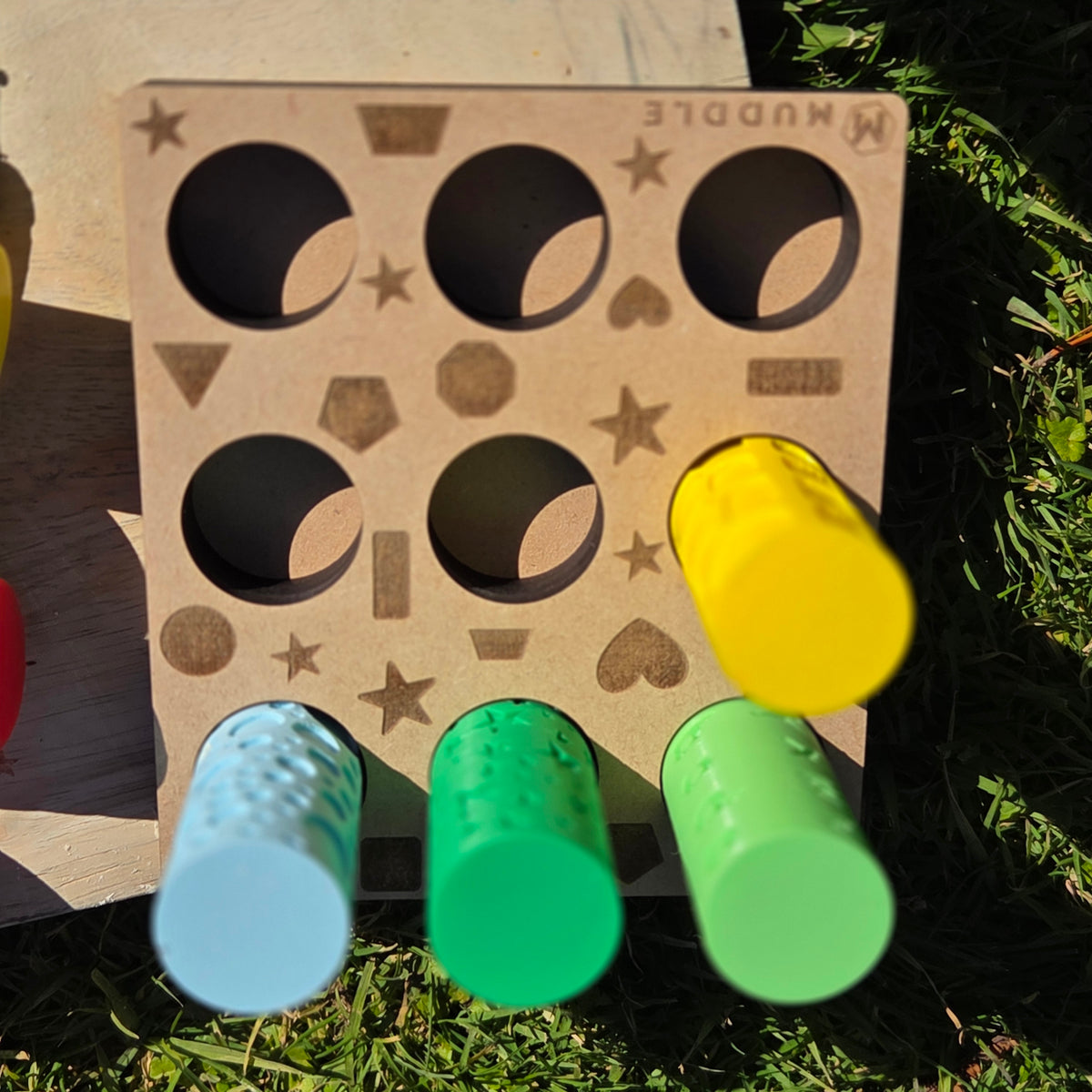 Wooden Playdough Holder