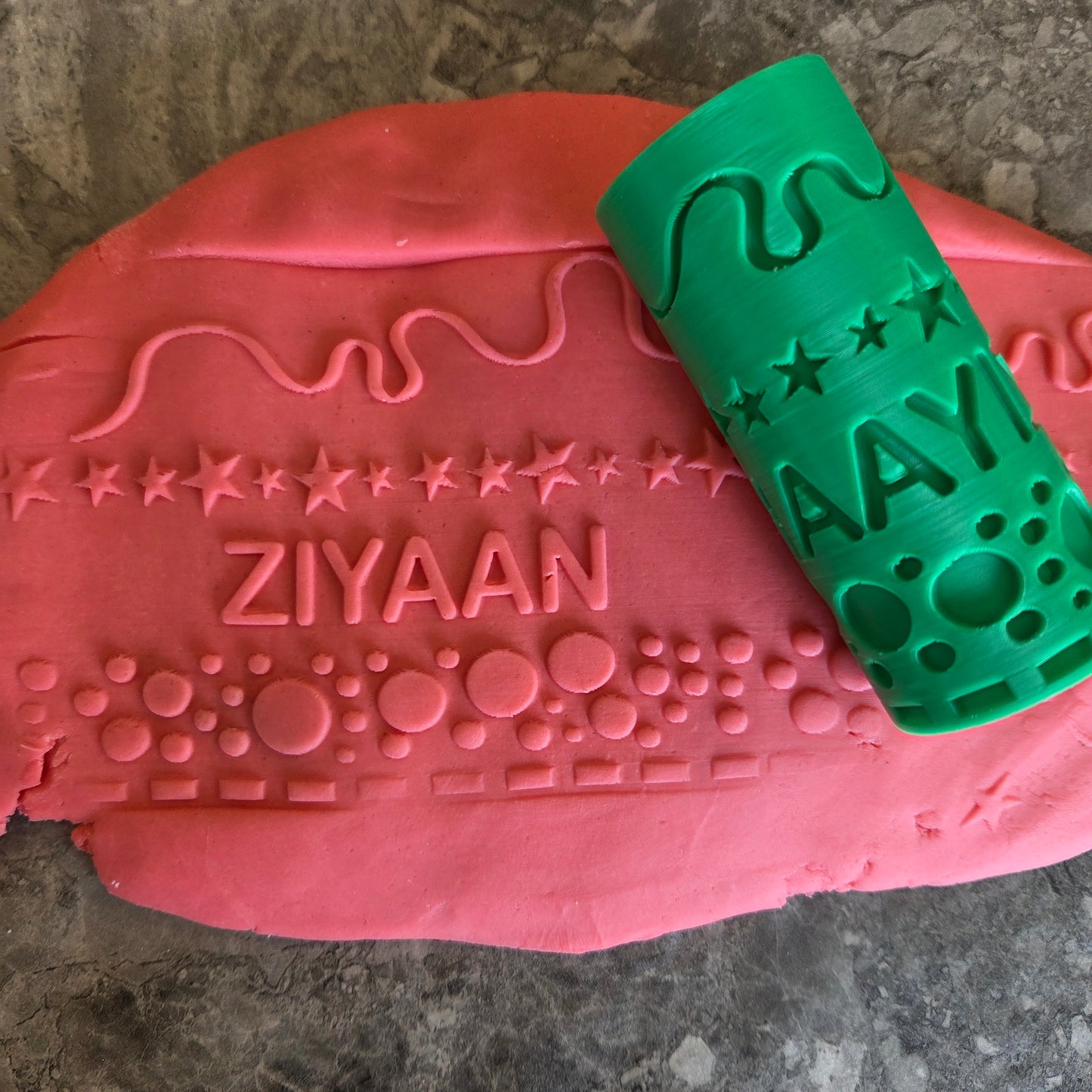 Personalised Playdough Roller