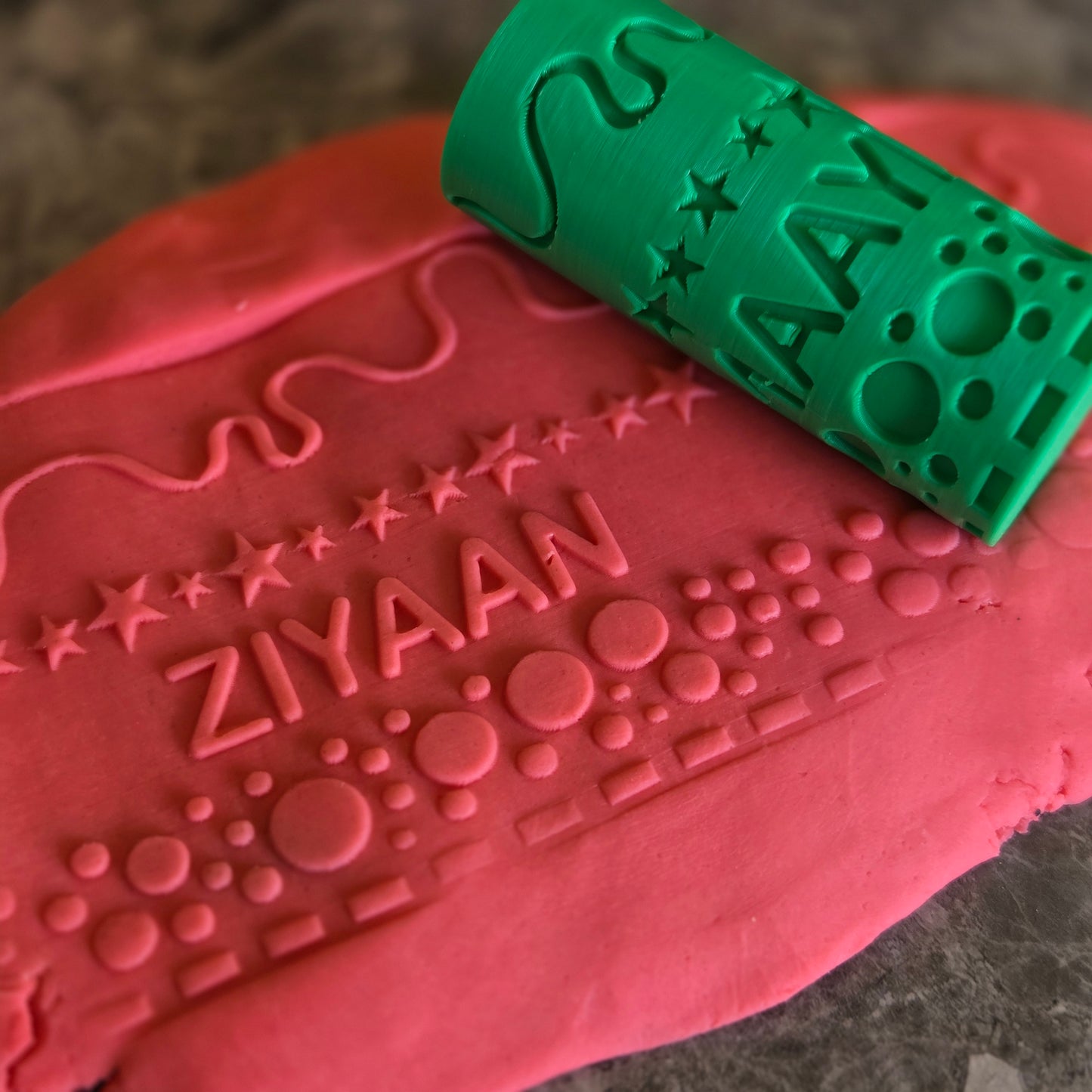 Personalised Playdough Roller