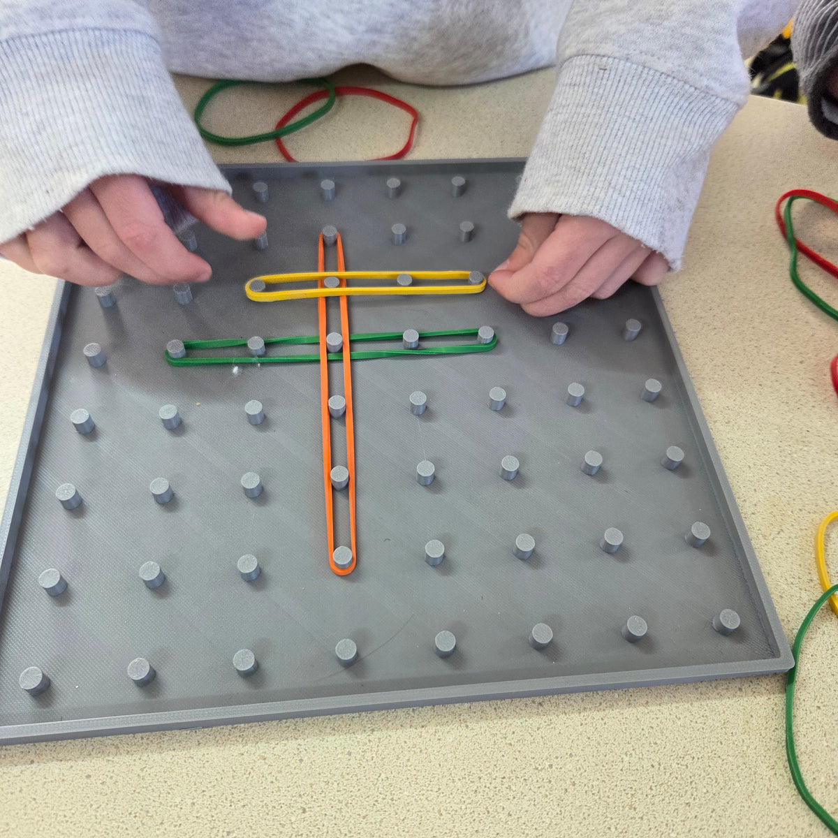3D Printed Geo Board Set and Fine Motor & Alphabet Learning Toy