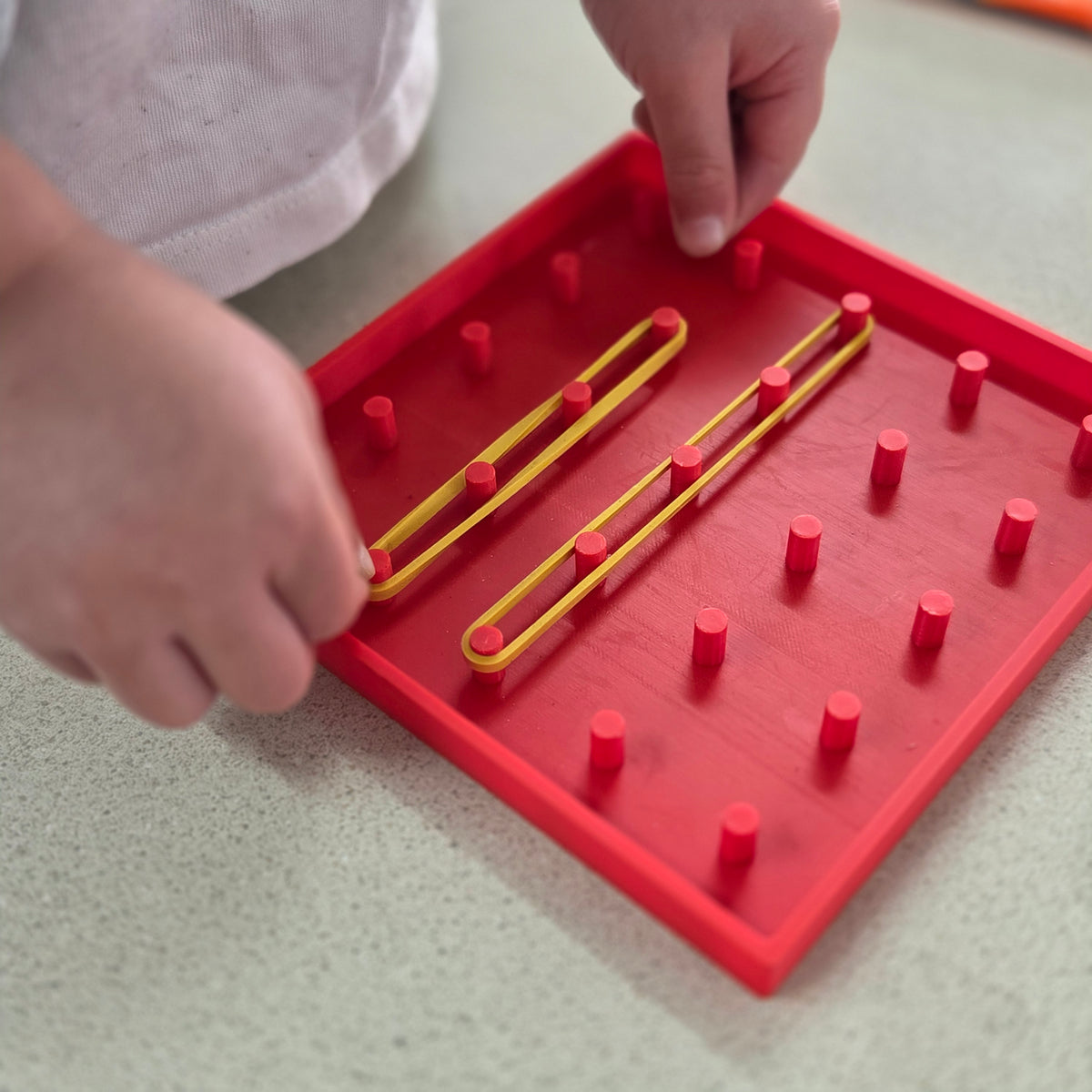 3D Printed Geo Board Set and Fine Motor & Alphabet Learning Toy