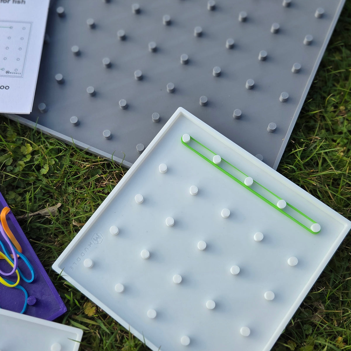 3D Printed Geo Board Set and Fine Motor & Alphabet Learning Toy