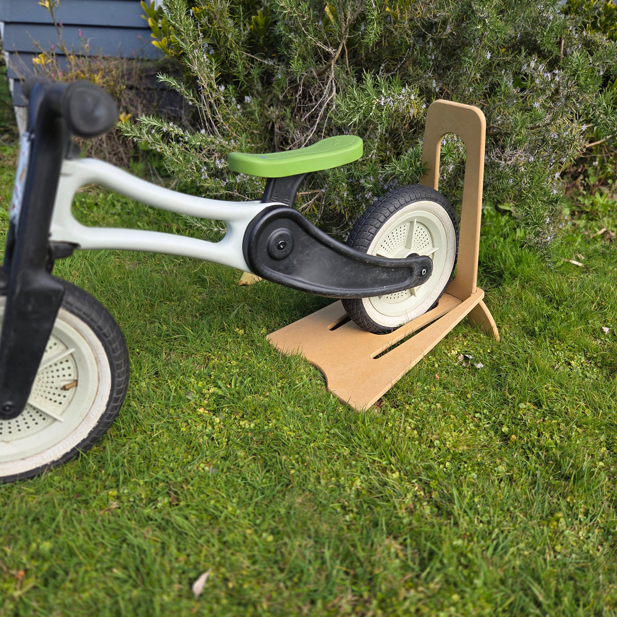 Kids Wooden Bike Stand & Floor Parking Rack