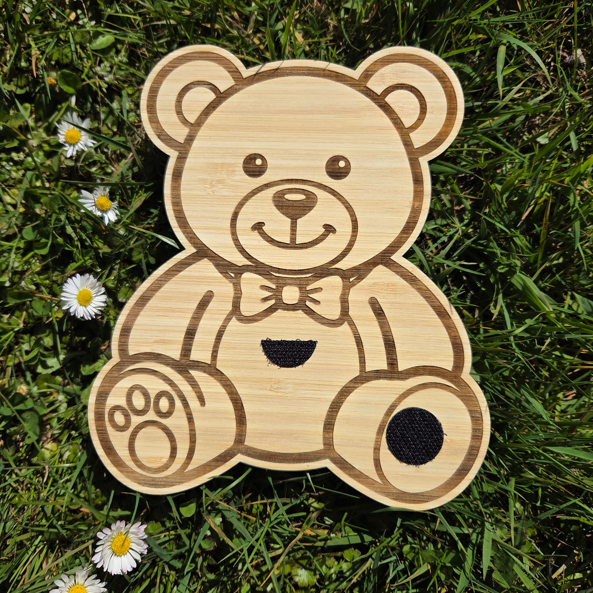 Teddy Bear Wooden Baby Milestone Discs