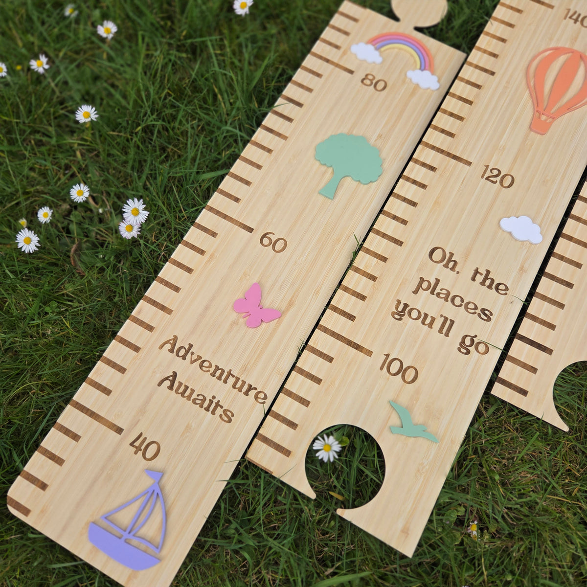 Wooden Quote's Puzzle Height Chart,  Kids Growth Ruler NZ
