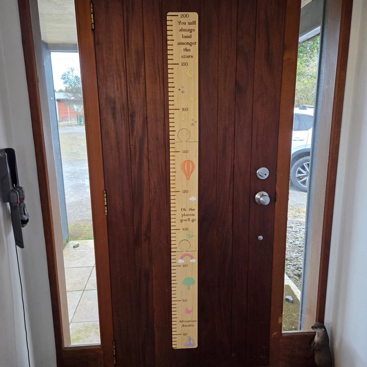 Wooden Quote's Puzzle Height Chart,  Kids Growth Ruler NZ