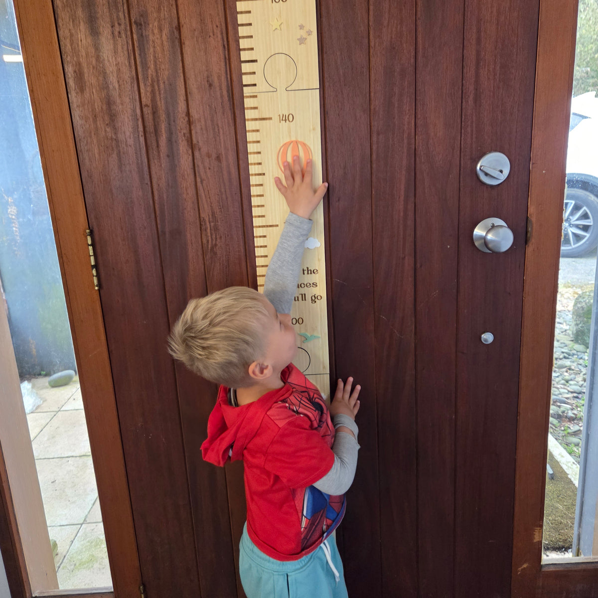 Wooden Quote's Puzzle Height Chart,  Kids Growth Ruler NZ