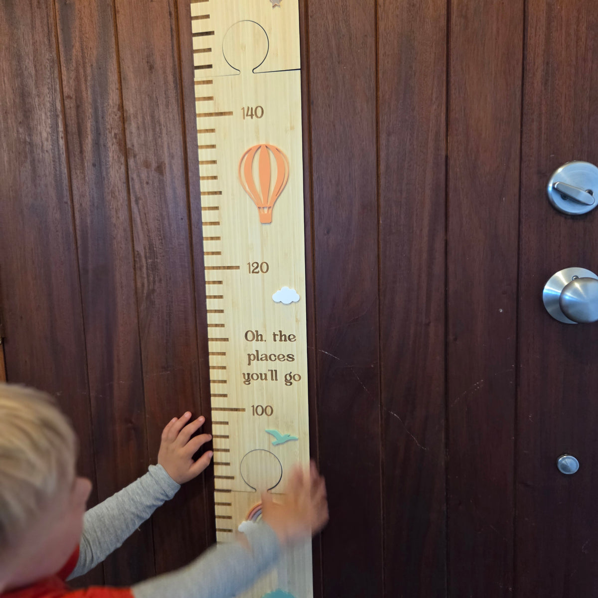 Wooden Quote's Puzzle Height Chart,  Kids Growth Ruler NZ