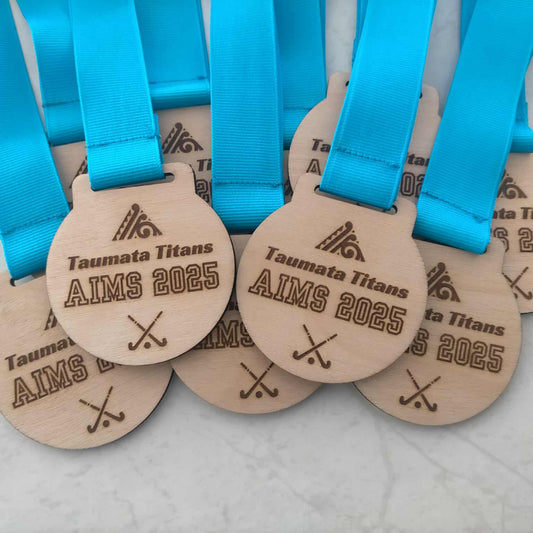 Customisable Wooden Medals
