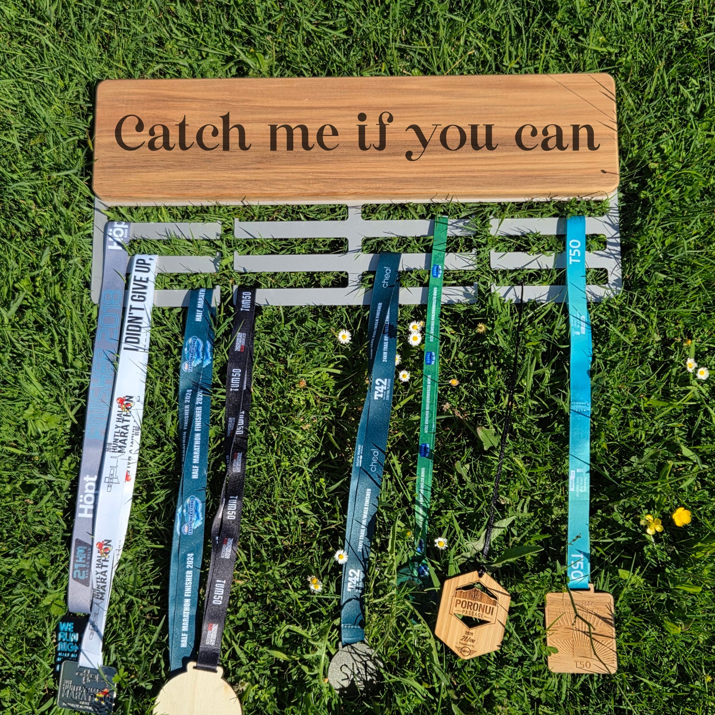 Rimu Customisable Sayings Medal Hanger