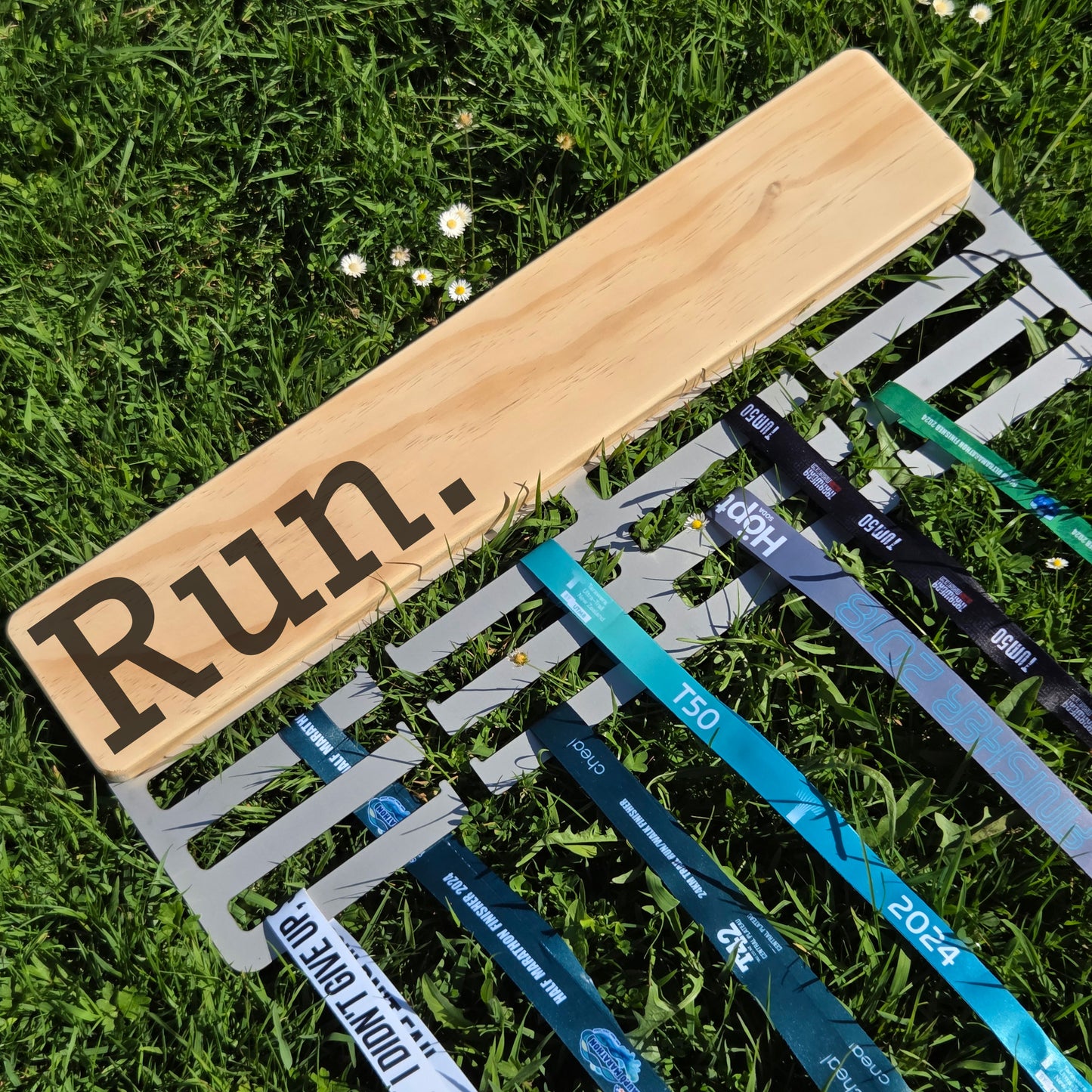 Pine Customisable Medal Hanger